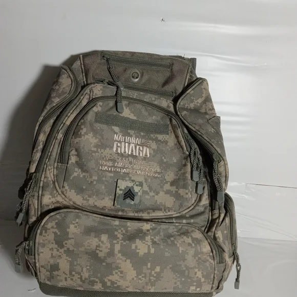 Bags Backpack National Guard Camouflage Poshmark